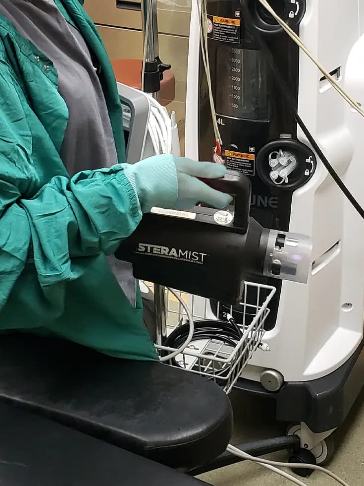 Tecnología STERAMIST® en acción